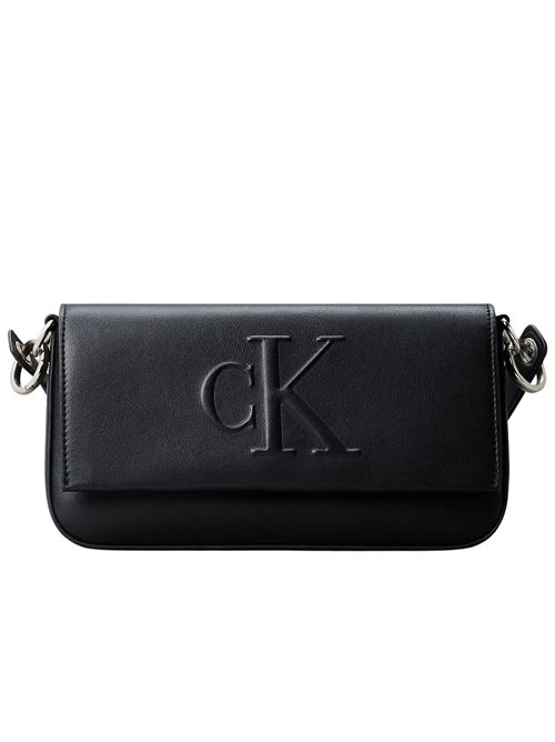 Borsa nera in poliuretano Calvin Klein | LV04K3148GUB1